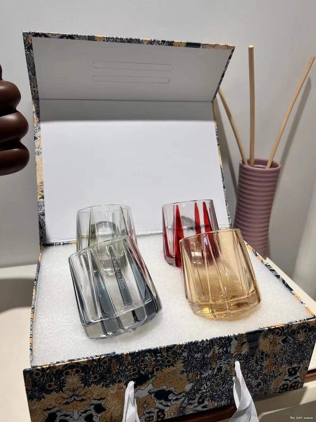 CHRISTIAN 4 GLASS CUP SET 0816